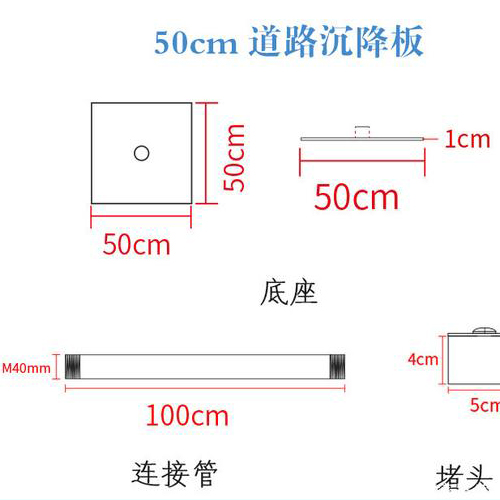 重庆沉降板规格型号如何选择?